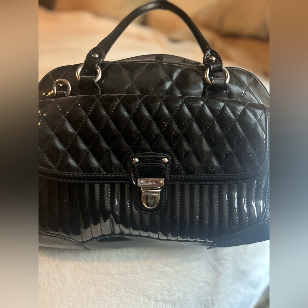 Black Quilted Handbag